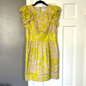 Ruffled Sleeve Dress